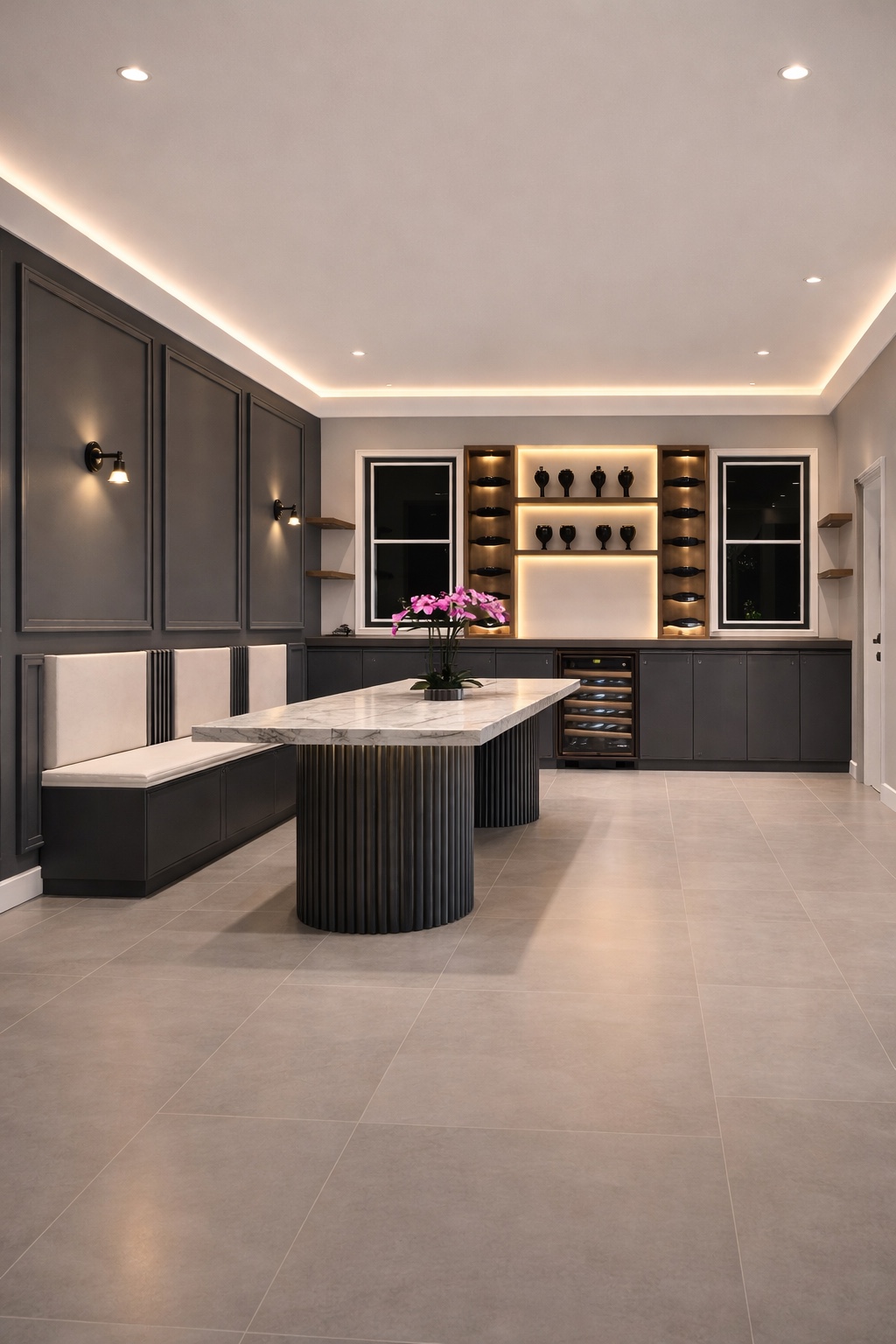 Interior terminado con muebles a medida